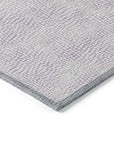 LOOMLAN Rugs Eleya Purple Washable Indoor-Outdoor Rug