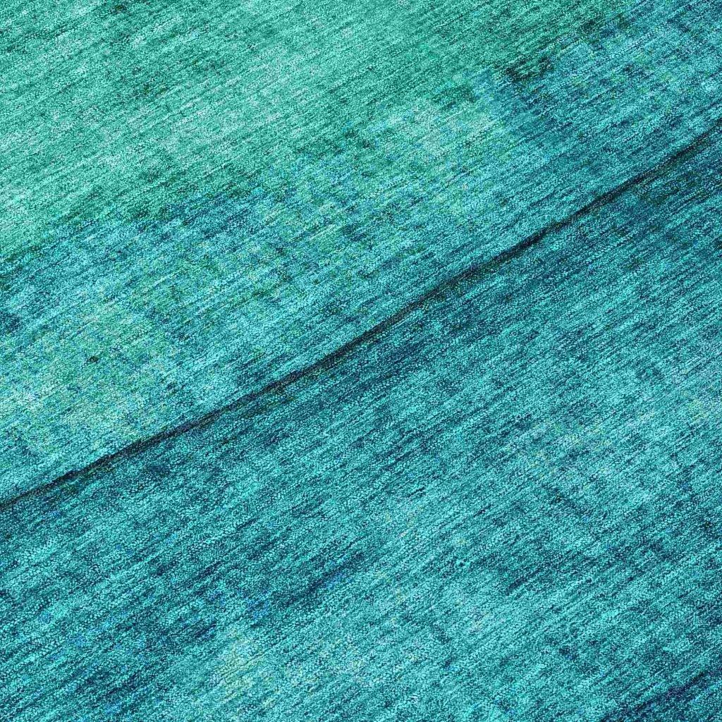 LOOMLAN Rugs Elien Teal Washable Indoor-Outdoor Rug