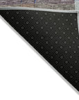 LOOMLAN Rugs Elina Brown Washable Indoor-Outdoor Rug