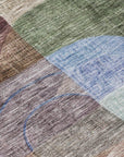 LOOMLAN Rugs Elina Brown Washable Indoor-Outdoor Rug