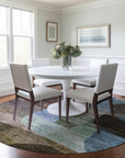 LOOMLAN Rugs Elina Brown Washable Indoor-Outdoor Rug