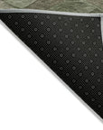 LOOMLAN Rugs Elion Green Washable Indoor-Outdoor Rug
