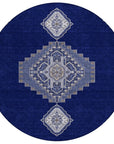 LOOMLAN Rugs Elira Blue Washable Indoor-Outdoor Rug