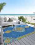 LOOMLAN Rugs Elira Denim Washable Indoor-Outdoor Rug