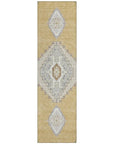 LOOMLAN Rugs Elira Gold Washable Indoor-Outdoor Rug