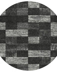 LOOMLAN Rugs Elise Black Washable Indoor-Outdoor Rug