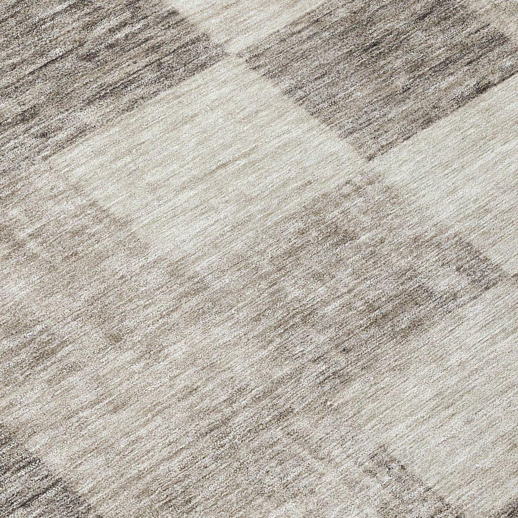 LOOMLAN Rugs Elise Brown Washable Indoor-Outdoor Rug