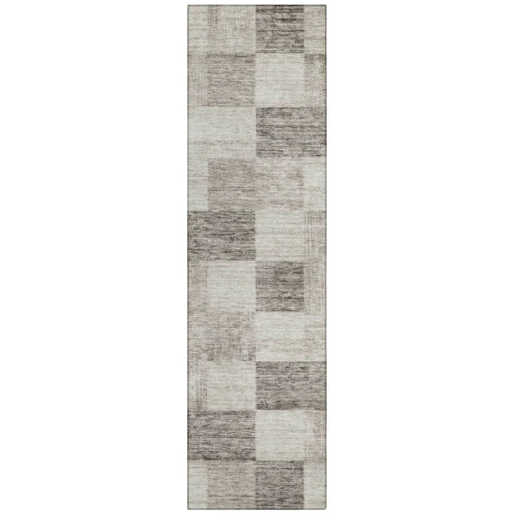 LOOMLAN Rugs Elise Brown Washable Indoor-Outdoor Rug
