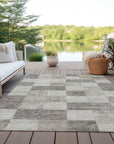 LOOMLAN Rugs Elise Brown Washable Indoor-Outdoor Rug