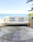 LOOMLAN Rugs Elithra Brown Washable Indoor-Outdoor Rug