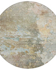 LOOMLAN Rugs Ellior Brown Washable Indoor-Outdoor Rug