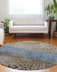 LOOMLAN Rugs Eloisia Brown Washable Indoor-Outdoor Rug
