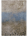 LOOMLAN Rugs Eloisia Brown Washable Indoor-Outdoor Rug