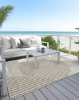 LOOMLAN Rugs Elowen Beige Washable Indoor-Outdoor Rug