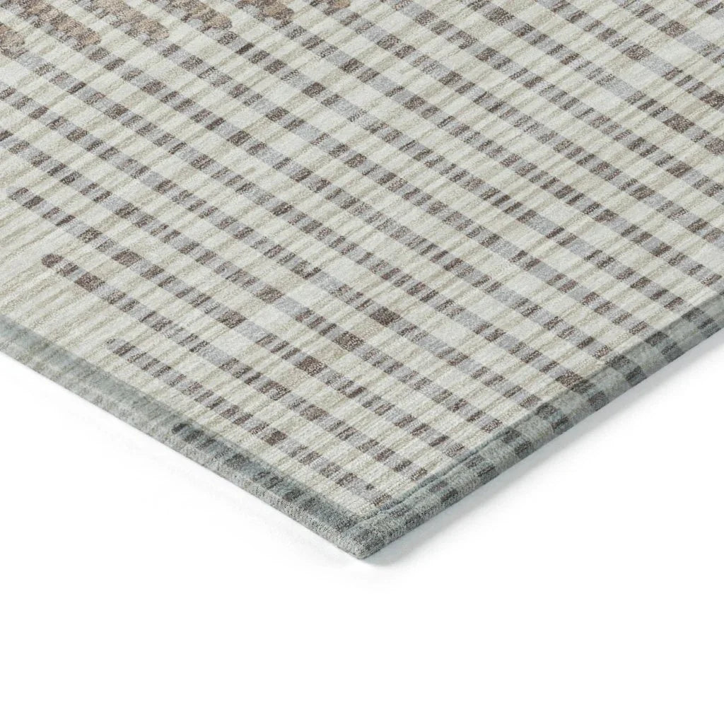 LOOMLAN Rugs Elowen Beige Washable Indoor-Outdoor Rug