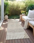 LOOMLAN Rugs Elowen Beige Washable Indoor-Outdoor Rug