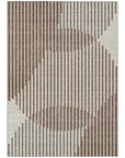 LOOMLAN Rugs Elowen Brown Washable Indoor-Outdoor Rug