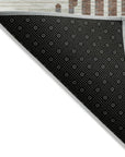 LOOMLAN Rugs Elowen Brown Washable Indoor-Outdoor Rug