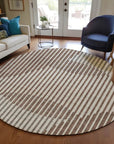 LOOMLAN Rugs Elowen Brown Washable Indoor-Outdoor Rug