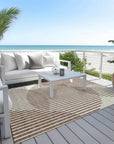 LOOMLAN Rugs Elowen Brown Washable Indoor-Outdoor Rug