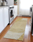 LOOMLAN Rugs Elowen Gold Washable Indoor-Outdoor Rug