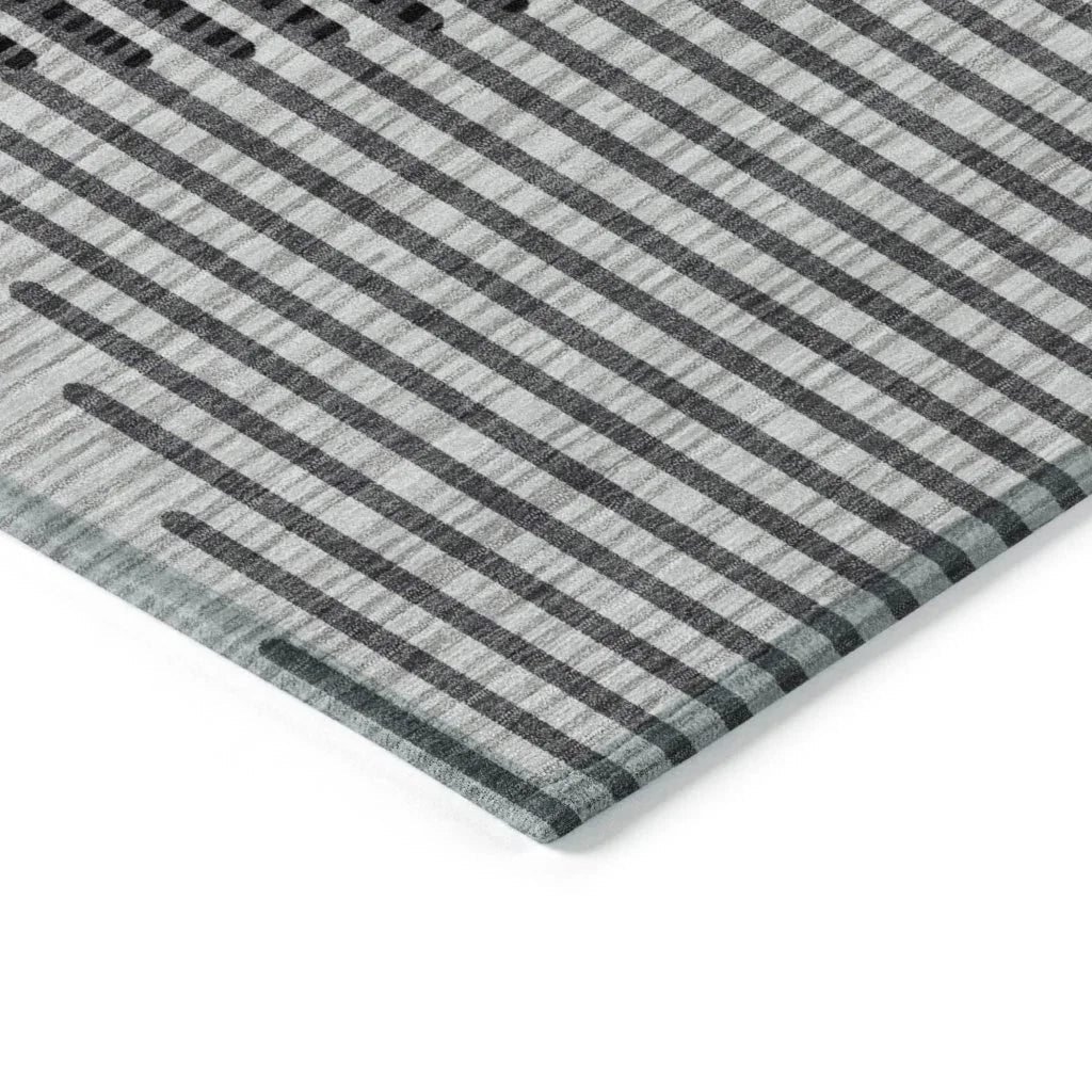 LOOMLAN Rugs Elowen Gray Washable Indoor-Outdoor Rug