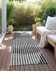 LOOMLAN Rugs Elowen Gray Washable Indoor-Outdoor Rug