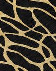LOOMLAN Rugs Elowira Black Washable Indoor-Outdoor Rug