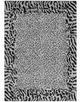 LOOMLAN Rugs Elyvia Gray Washable Indoor-Outdoor Rug