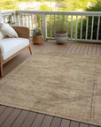 LOOMLAN Rugs Emalisse Beige Washable Indoor-Outdoor Rug
