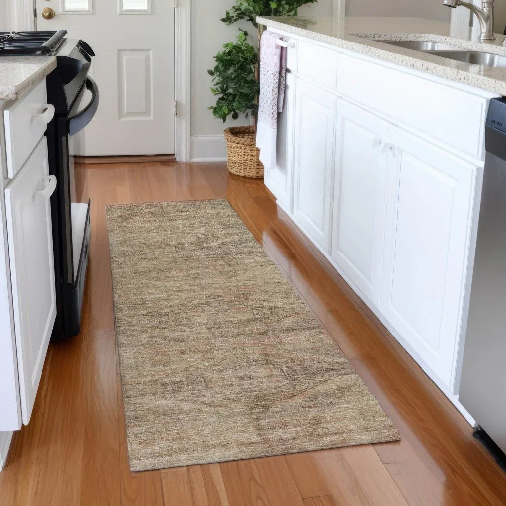 LOOMLAN Rugs Emalisse Beige Washable Indoor-Outdoor Rug