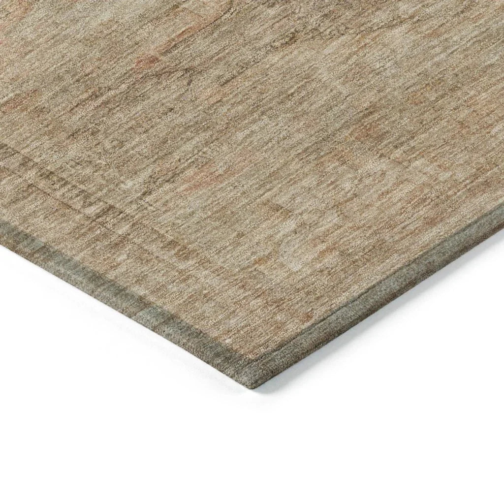LOOMLAN Rugs Emalisse Beige Washable Indoor-Outdoor Rug