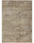 LOOMLAN Rugs Emalisse Brown Washable Indoor-Outdoor Rug