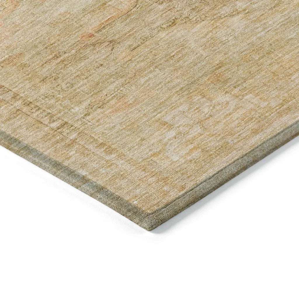 LOOMLAN Rugs Emalisse Ivory Washable Indoor-Outdoor Rug