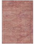 LOOMLAN Rugs Emalisse Orange Washable Indoor-Outdoor Rug