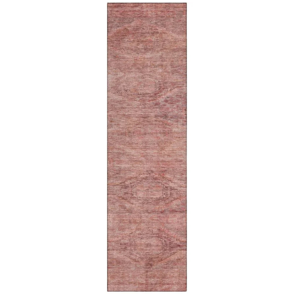 LOOMLAN Rugs Emalisse Orange Washable Indoor-Outdoor Rug