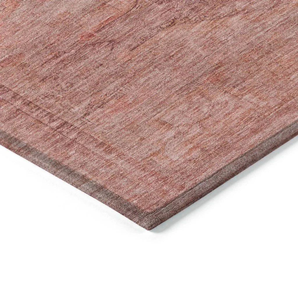 LOOMLAN Rugs Emalisse Orange Washable Indoor-Outdoor Rug