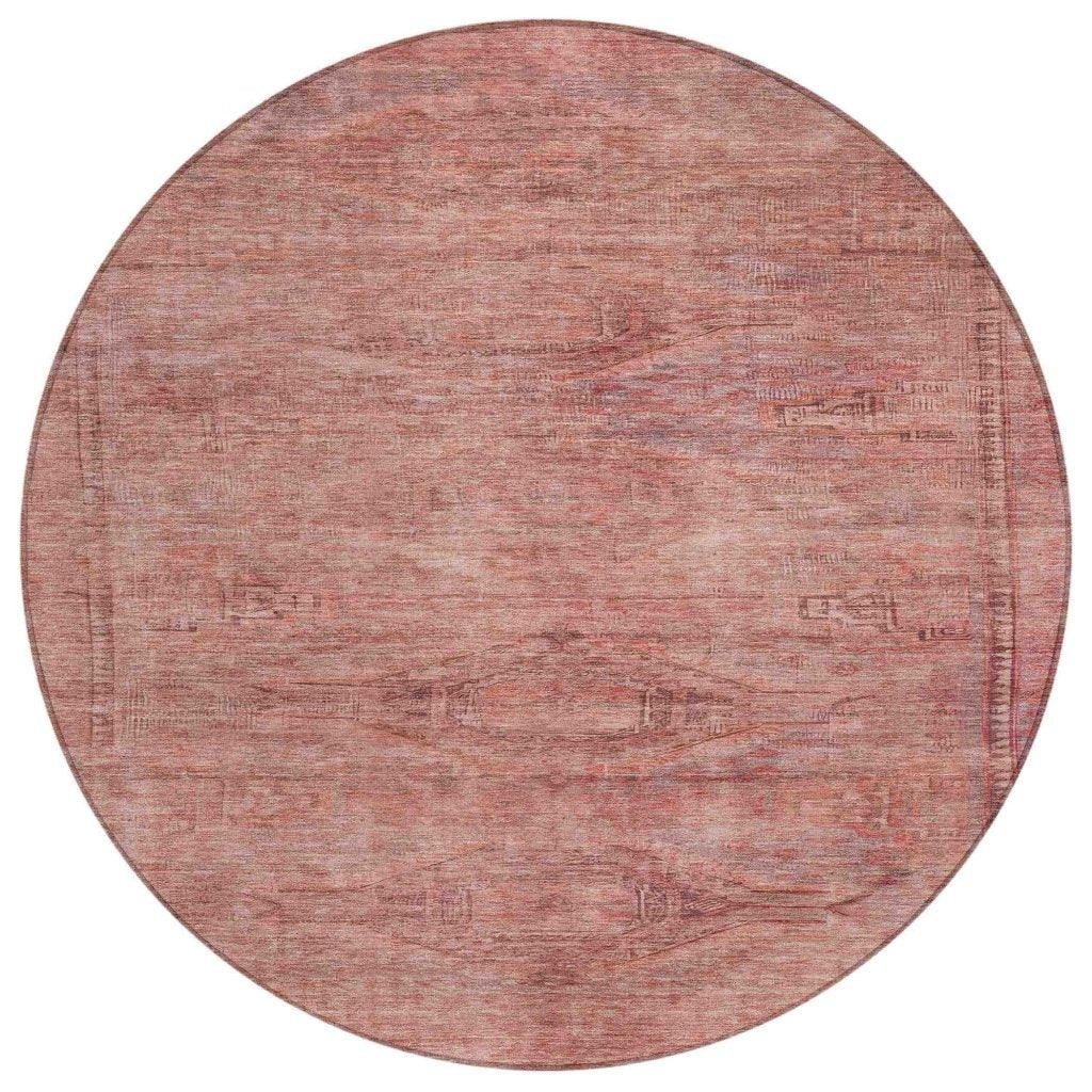 LOOMLAN Rugs Emalisse Orange Washable Indoor-Outdoor Rug