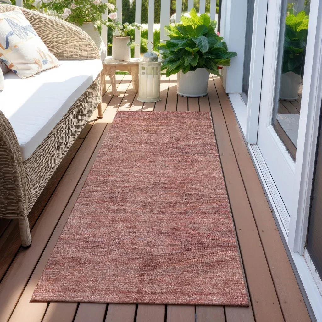 LOOMLAN Rugs Emalisse Orange Washable Indoor-Outdoor Rug