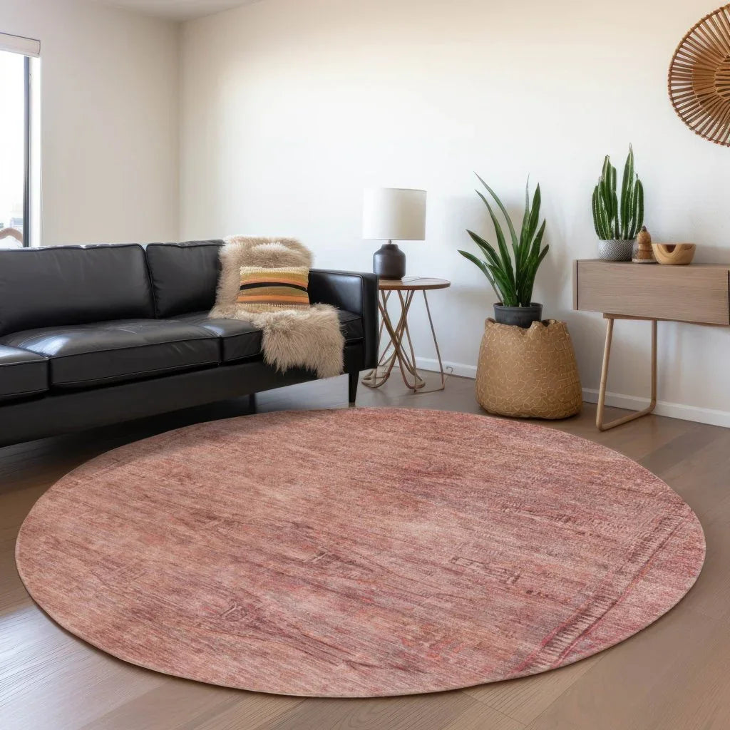 LOOMLAN Rugs Emalisse Orange Washable Indoor-Outdoor Rug