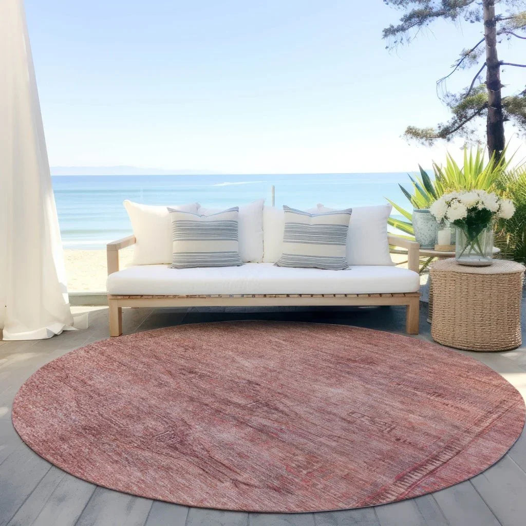 LOOMLAN Rugs Emalisse Orange Washable Indoor-Outdoor Rug