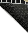 LOOMLAN Rugs Ember Black Washable Indoor-Outdoor Rug