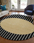 LOOMLAN Rugs Ember Black Washable Indoor-Outdoor Rug