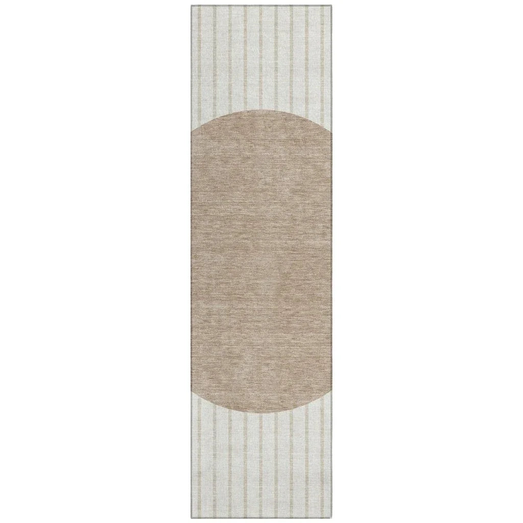 LOOMLAN Rugs Ember Ivory Washable Indoor-Outdoor Rug