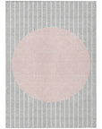 LOOMLAN Rugs Ember Silver Washable Indoor-Outdoor Rug