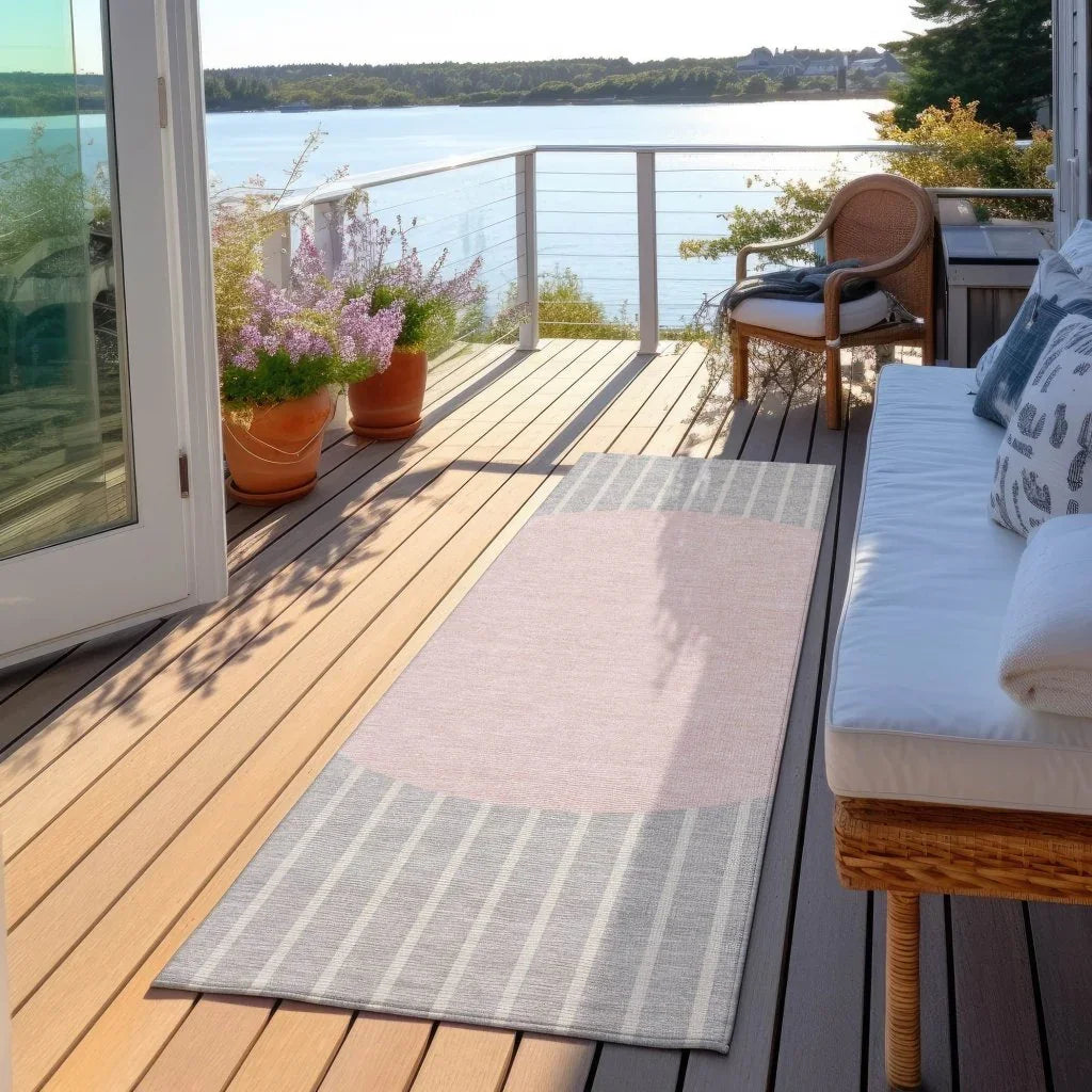 Ember Outdoor Performance Rug Ember Silver Washable Indoor-Outdoor Rug – Uptown Sebastian