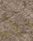 LOOMLAN Rugs Emberith Brown Washable Indoor-Outdoor Rug
