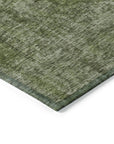 LOOMLAN Rugs Emberith Green Washable Indoor-Outdoor Rug