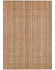 LOOMLAN Rugs Emberith Orange Washable Indoor-Outdoor Rug