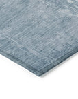 LOOMLAN Rugs Enoa Blue Washable Indoor-Outdoor Rug
